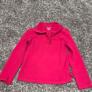 Long sleeve girls uniform top